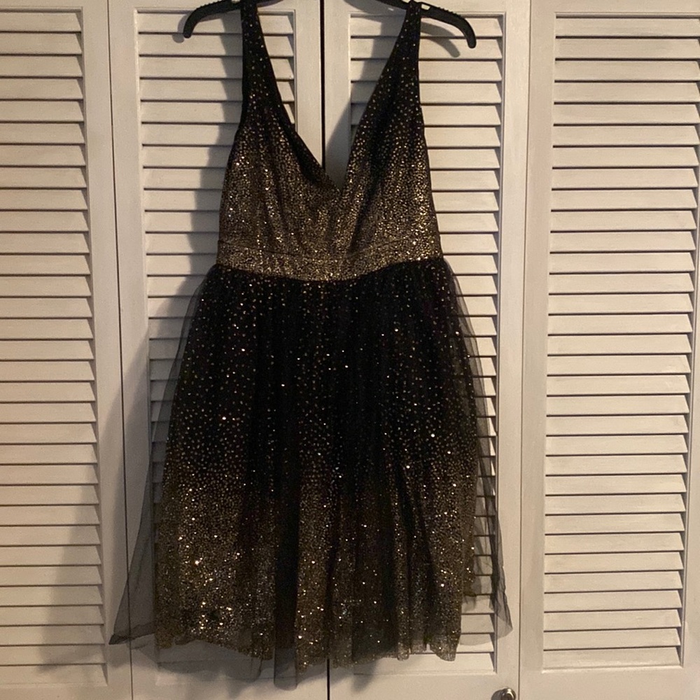 Black and Gold Prom/Homecoming dress